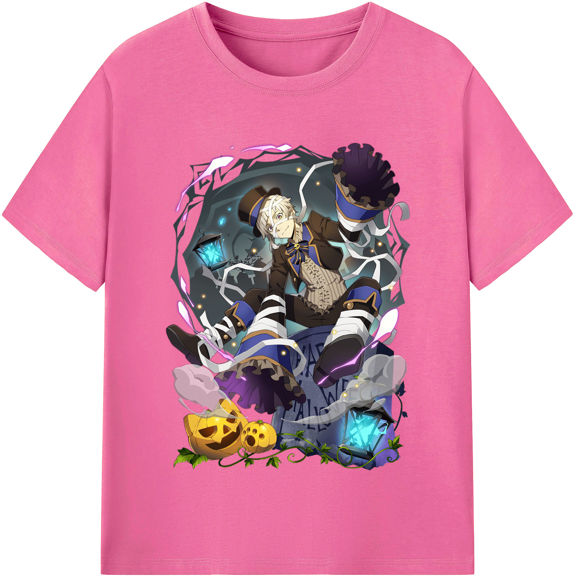 （画像用） 文豪ストレイドッグス Bungo Stray Dogs レディースカジュアルプリントTシャツ（綿100％）